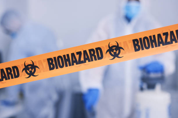 Professional Blood Cleanup technician working in Winchester, CA